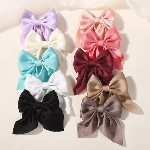 LOVEKIKI 2PCS Strik Meisjes Paardenstaart Haarspeld - Stijlvolle en Veelzijdige Haaraccessoires 