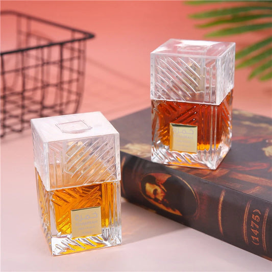 Arab Brand Leather Notes Perfume - Unisex Fresh Romantic Fougere Scent with Woody Notes