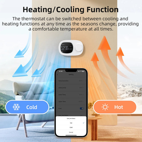 AVATTO Tuya WiFi Smart Thermostat for Heating/Cooling