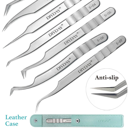 DIYDAY Anti-slip Eyelash Tweezers