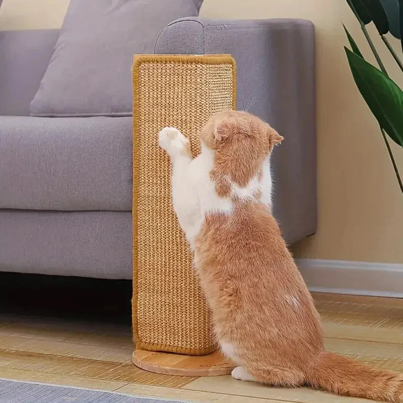 Natural Sisal Cat Scratcher Mat - Protect Your Furniture with Style