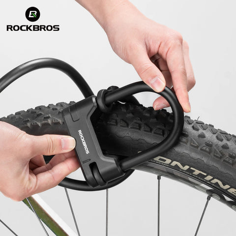 ROCKBROS Multi-Purpose Portable Scooter Lock - Durable Anti-Theft Protection for Bicycles and Helmets