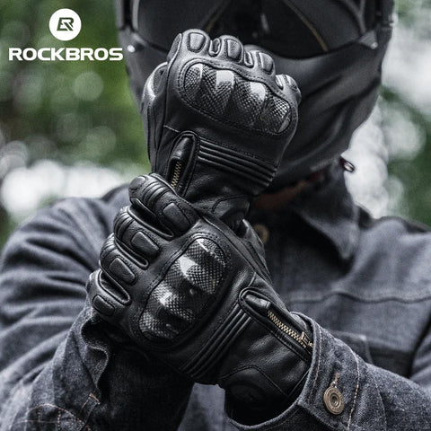 ROCKBROS Full Finger Racing Handschoenen - Tactische Motor- en Fietsbescherming