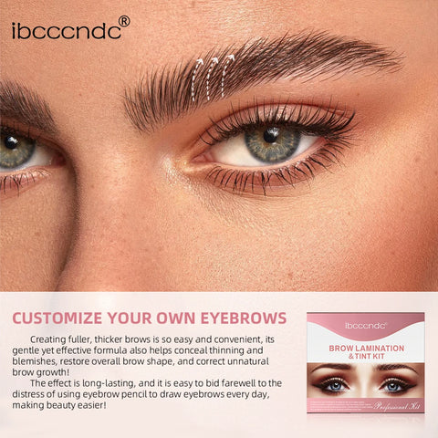 Semi-permanent Brow and Lash Lift and Tint Kit for Effortless Beauty