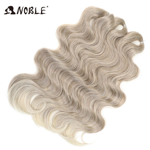Noble Hair Soft Body Wave Crochet Hair 24Inch 3PCS Synthetic Hair Extensions
