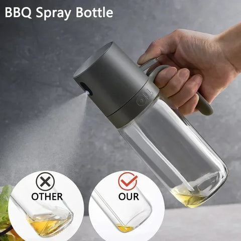 250 ml oliesprayfles van hoog borosilicaatglas voor koken en bakken 