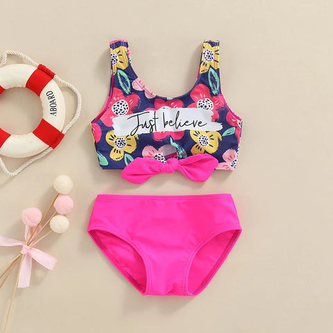 Tregren Floral kinder bikiniset