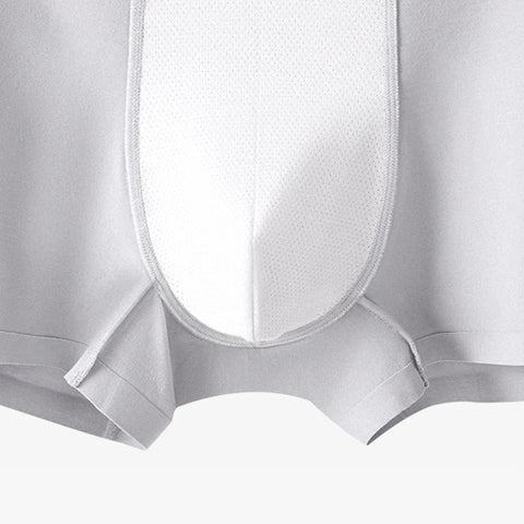 MiiOW 4Pcs Cotton Men's Antibacterial Boxer Briefs