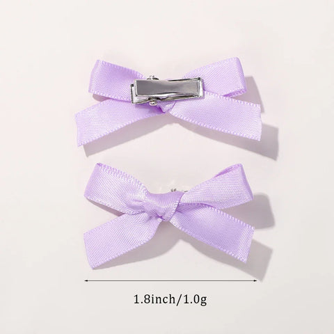 Effen mini strik haarspeldjes voor kinderen - 4/6/8/10 stuks balletaccessoires