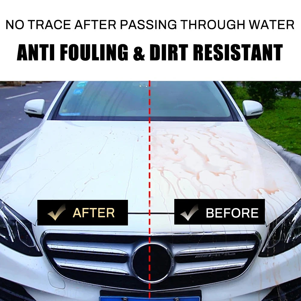 Car Ceramic Quick Coating Spray - Super Hydrophobic High Protection for a Shiny Finish