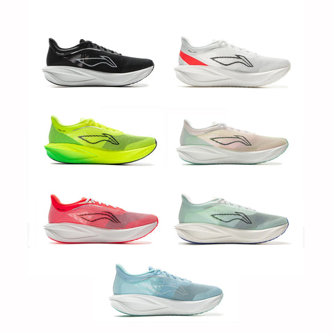 Li-Ning Men FEIDIAN 5 CHALLENGER Racing hardloopschoenen | Super Boom Cushion met koolstofvezelplaat | Antislip sportschoenen ARMV001 