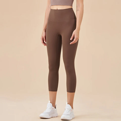 SOISOU Dames Yoga Capri Broek met Hoge Taille - 13 Levendige Kleuren