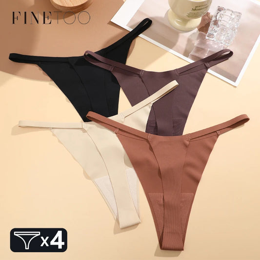 4Pcs Set Seamless Ultra-thin Underwear
