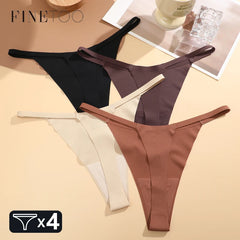 4Pcs Set Seamless Ultra-thin Underwear