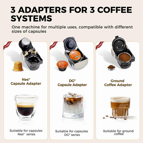 Cafelffe 3in1 Capsule Coffee Machine