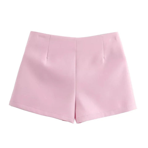 MUJER 2025 Pink White Mini Skirt - Stylish Summer Bow Skort for Women