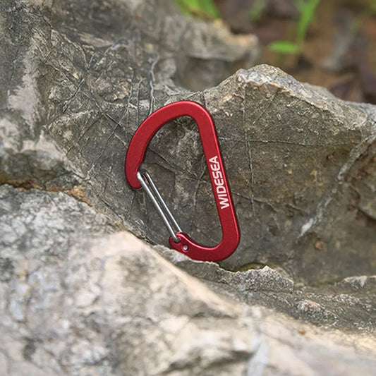 Widesea 4pcs Aluminum Alloy Buckles for Camping, Hiking, and Mountaineering