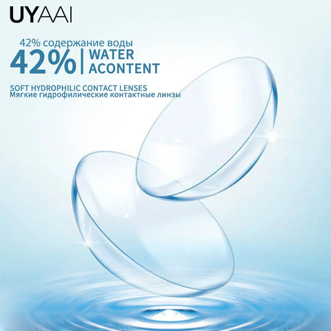 UYAAI Myopia Transparent Contact Lenses