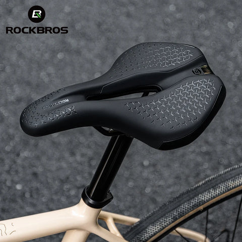 ROCKBROS Hollow Breathable Shockproof Bicycle Saddle for MTB and Road Bikes