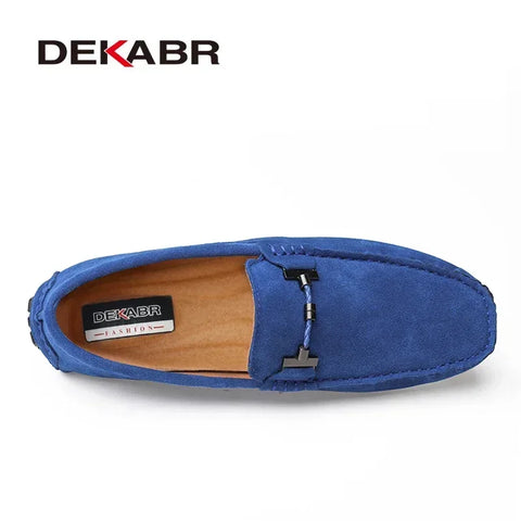 DEKABR Handgemaakte Heren Loafers Luxe Echt Lederen Casual Schoenen