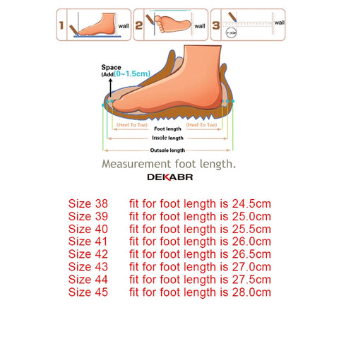 DEKABR Heren Casual Loafers - Instappers van Echt Leer