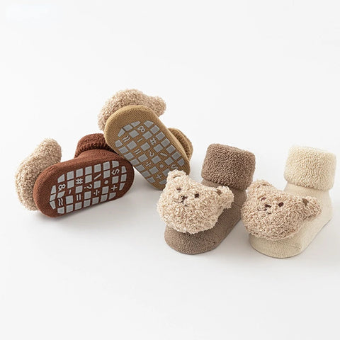 Cute Bear Baby Socks for Boys & Girls