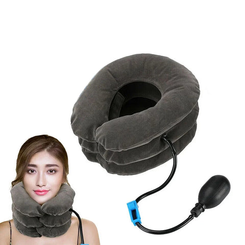 Inflatable Air Cervical Neck Traction Device - Comforting Neck Support Cushion