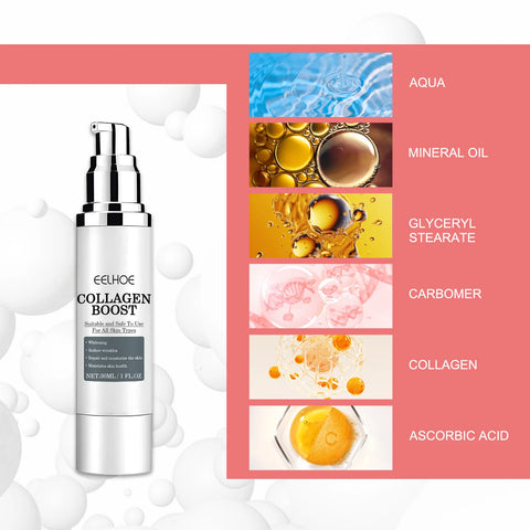 Collagen Booster Face Cream - Moisturizing Firming Skincare with Hyaluronic Acid for Women
