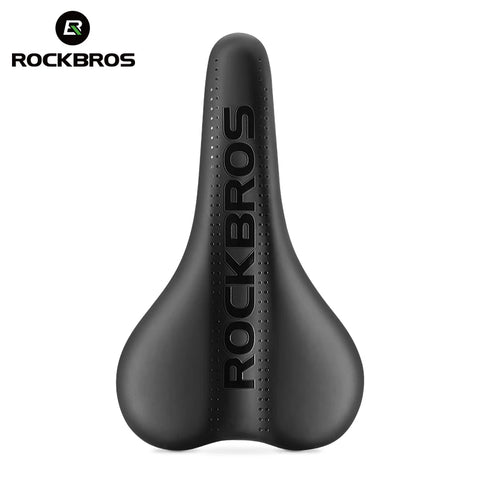 ROCKBROS Comfortable Cycling Saddle – Shock Absorption & Wear-Resistant PU Leather Cushion