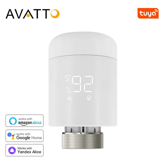 AVATTO Tuya Zigbee TRV Radiator Actuator Valve