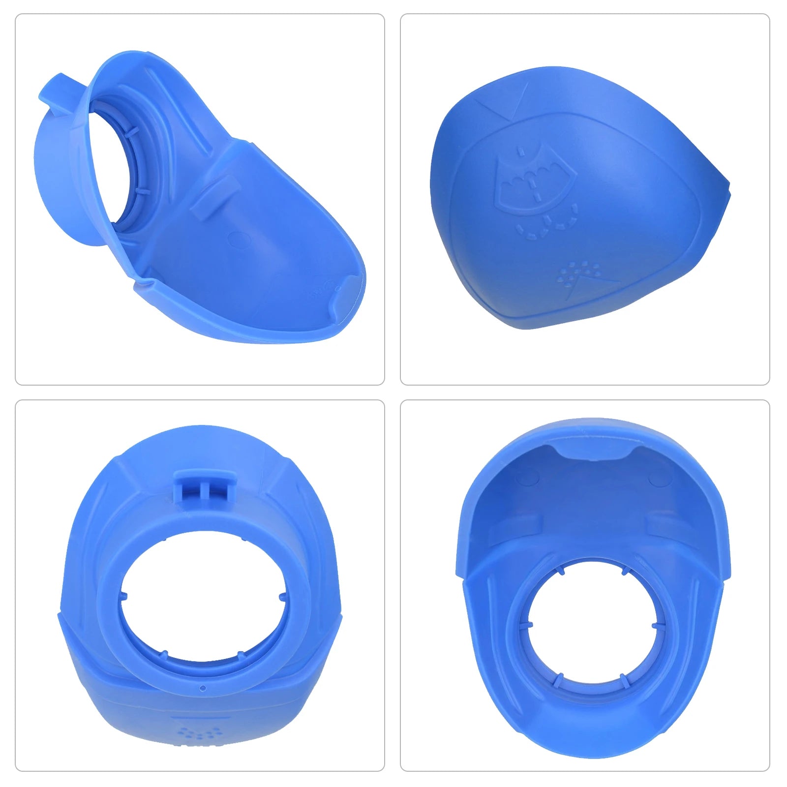 6V0955485 Wiper Washer Fluid Reservoir Tank Cover Cap for Audi VW - Blue Plastic Replacement