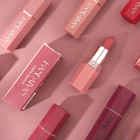 6-Color Matte Lipstick - Long-Lasting Velvet Finish