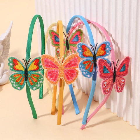 4 Styles Butterfly Hair Band for Girls – Colorful and Charming Hair Accessories for Kids
