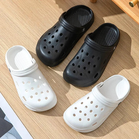 Summer Hollow Out Closed Toe Non-slip Sandals