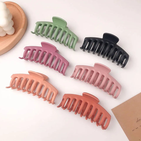 2025 Koreaanse grote haarklemmen - elegante, gematteerde acryl haarspelden voor vrouwen en meisjes 