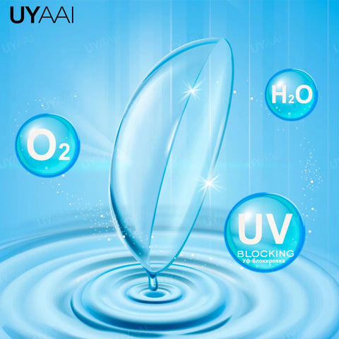 UYAAI Myopia Transparent Contact Lenses