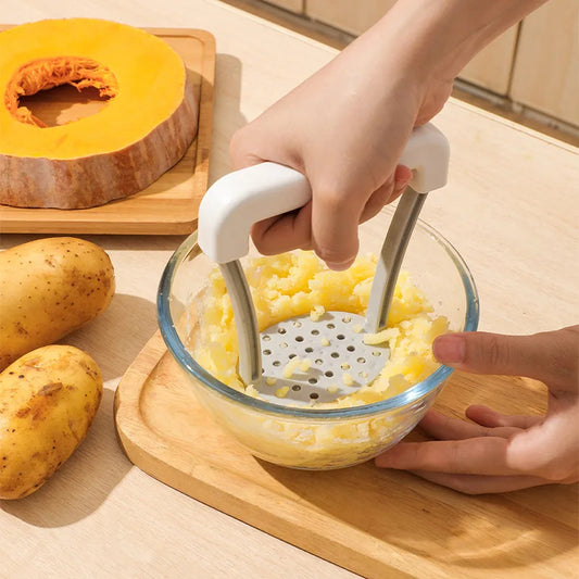 Manual Potato Masher - Durable Ricer with Non-Slip Handle