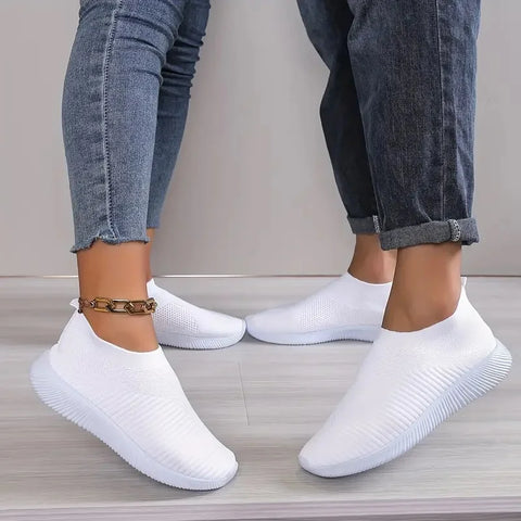 Women's Breathable Solid Color Sneakers