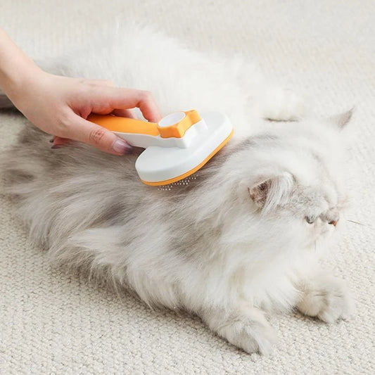 Blue Cat Brush for Dogs – Floating Hair Removal Comb