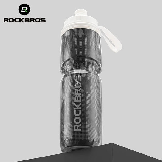 ROCKBROS 750ml Insulated Water Bottle – Ideal for Cycling, Hiking, and Outdoor Activities