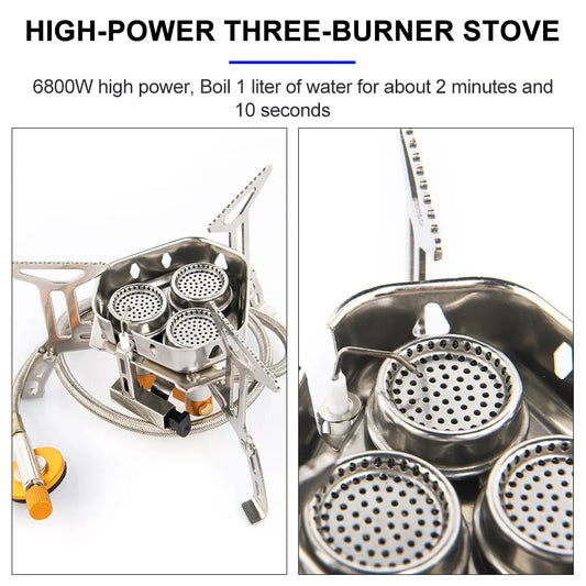Widesea Portable Camping Gas Stove – Big Power Outdoor Cooker for All Adventures