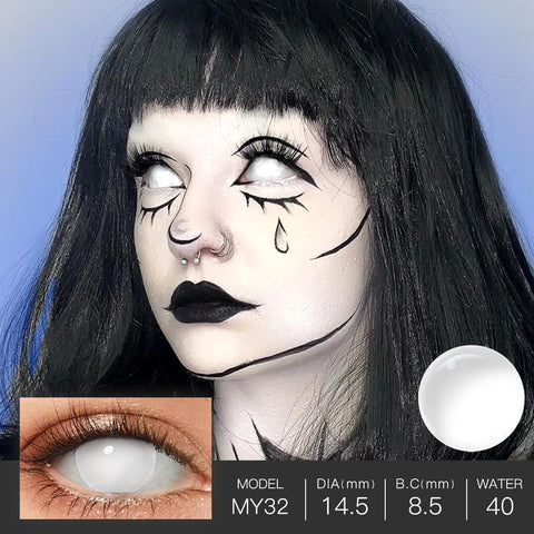 Anime Cosplay Mangekyou Sharingan Contact Lenses