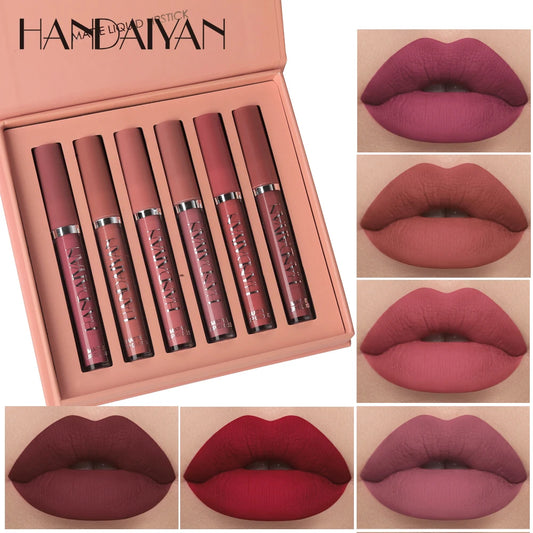 HANDAIYAN Set of 6 NonStick Cup Liquid Lipstick