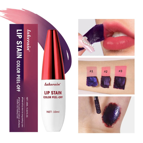 Water Resistant Lip Stain Peel Off - 24 Hours Matte Lipstick