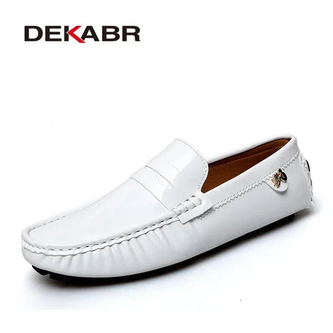 DEKABR Herren Freizeit-Slip-On-Schuhe 