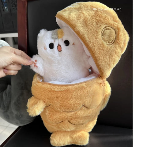 Japan Taiyaki Cat Plush Toy – 40/60/80cm Anime Plushie with Cushion Bag & Animal Pillow Designs