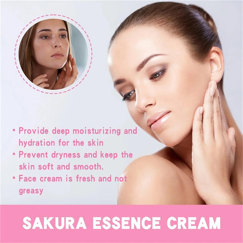 Japan Sakura Essence Cream with Hyaluronic Acid - Radiant Tone Up Cream