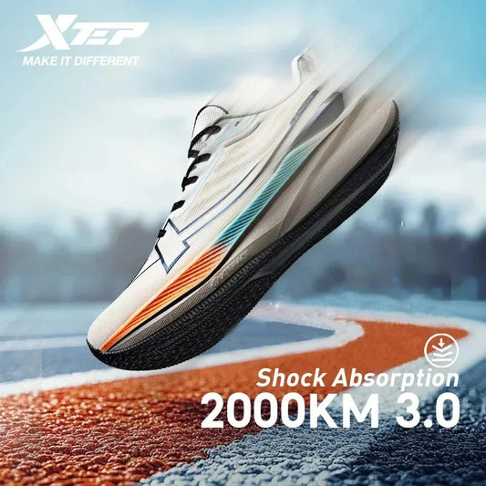Xtep Men's Running Shoes 2000km 3.0 - Spring Lightweight Cushioned Jogging Sneakers
