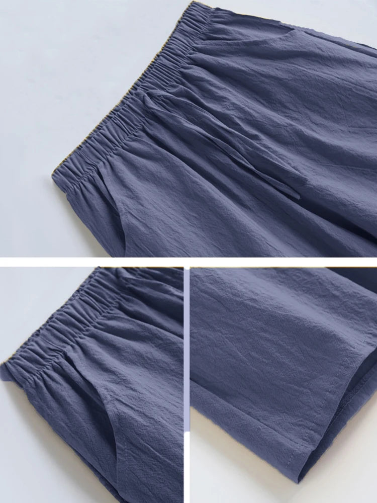 ITOOLIN Women's Casual Linen Workout Shorts
