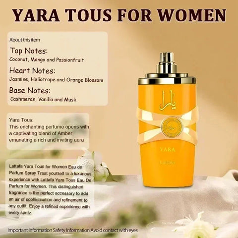100ml Original Long-lasting Men's and Women's Perfume Gift Set - Yara Moi & Tous Asad